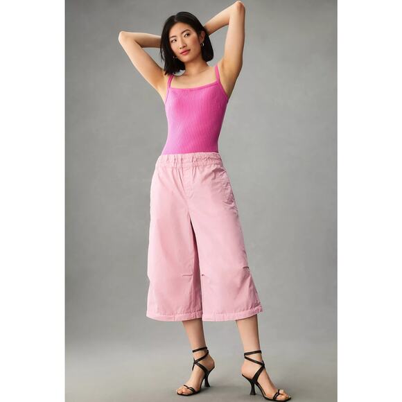 NWT Pilcro Cargo Pink Balloon Pants - Large - Picture 4 of 5
